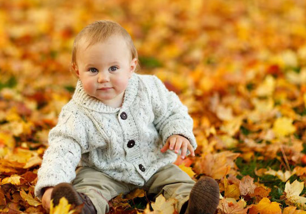 ژست عکس کودک یک ساله