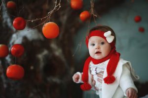 ژست عکس کودک یک ساله