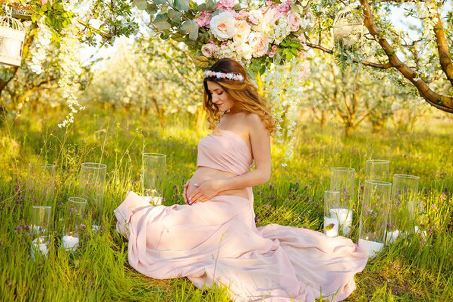 انواع اکسسوری دکوراتیو برای عکاسی بارداری